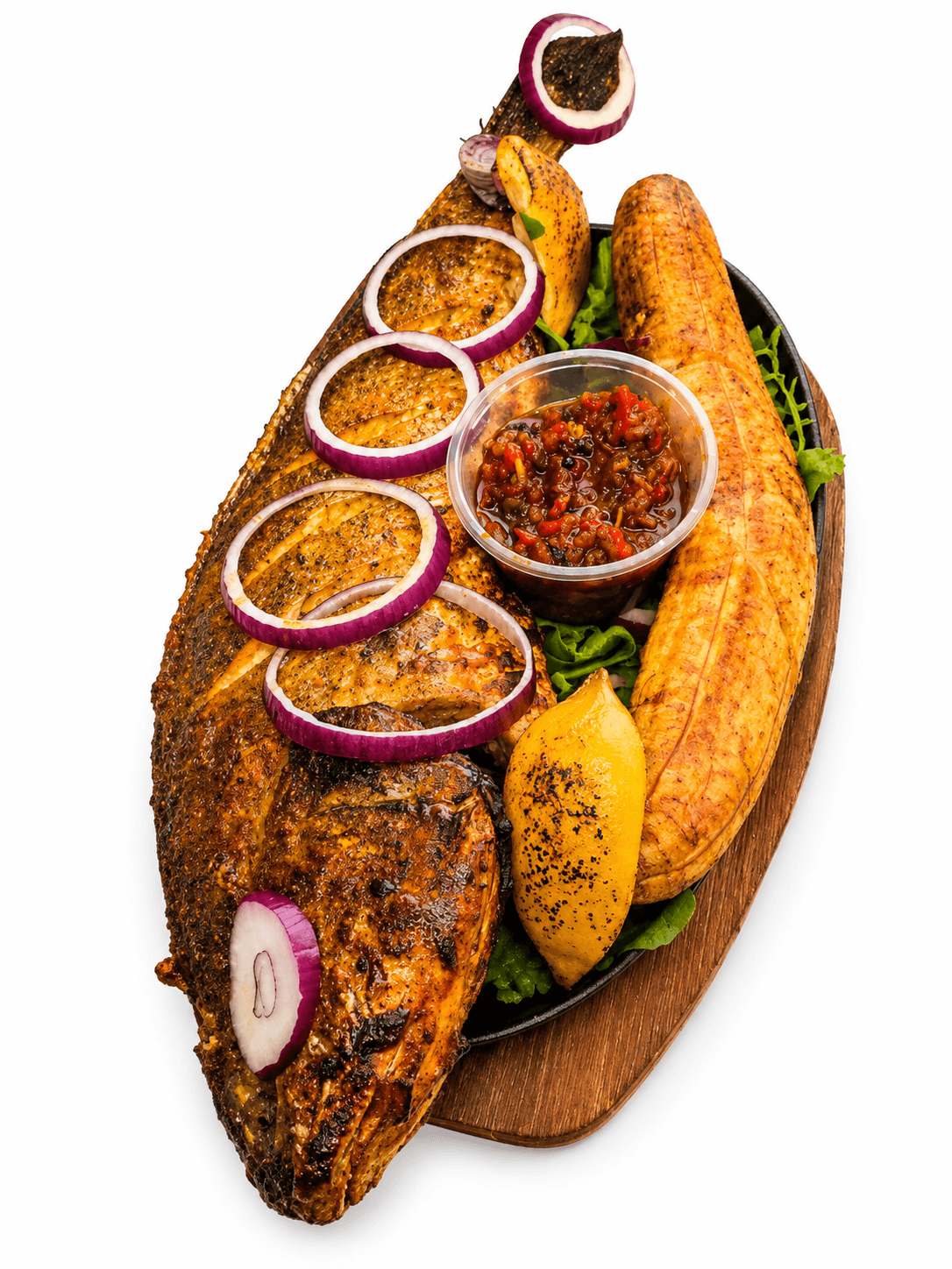 Grilled Fish with Boli